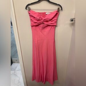 Petal & Pup Strapless Pink Dress